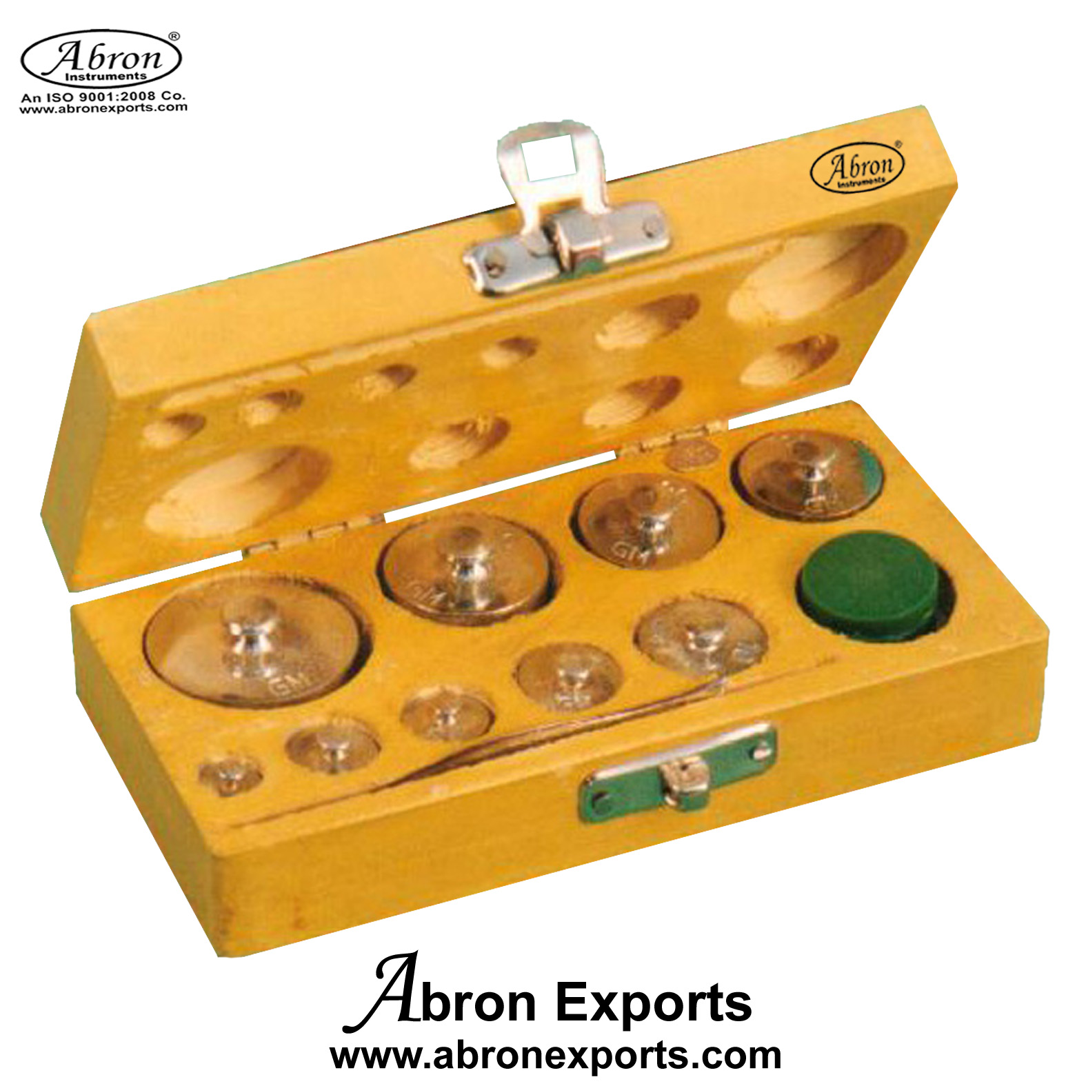 Weight box physical Box Iron NP 1gm to 100gm With Fractional Weights Abron AP-652P1H